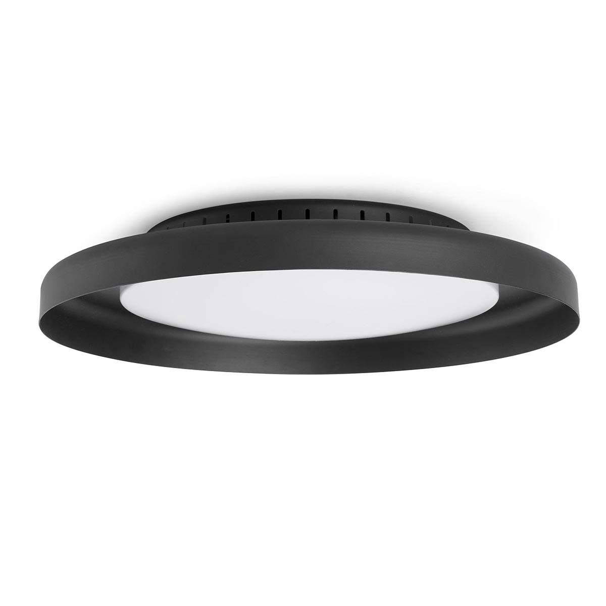 Plafoniera LED design ultramodern minimalist DOLME Black 64096 Faro Barcelona 