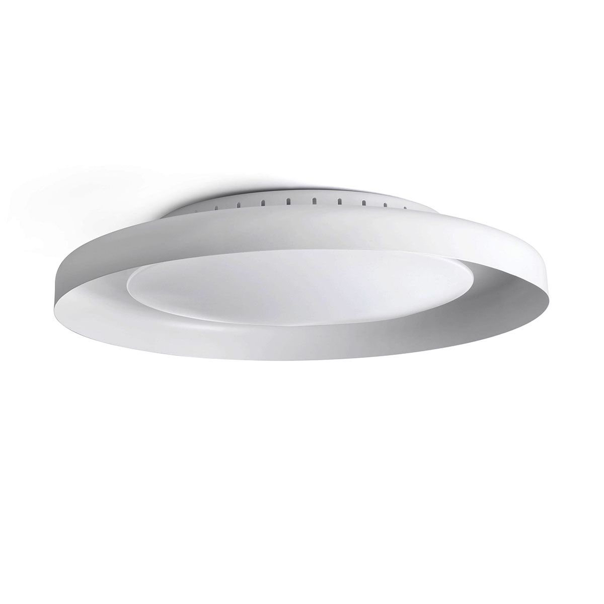Plafoniera LED design ultramodern minimalist DOLME White 64097 Faro Barcelona 