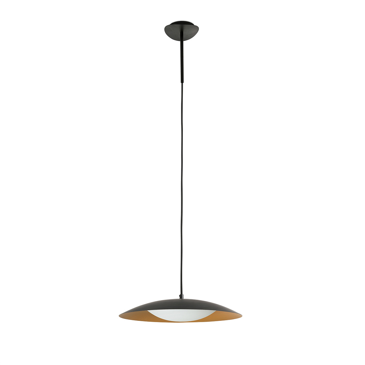 Pendul LED / Aplica perete design modern SLIM negru/auriu 24501 Faro Barcelona