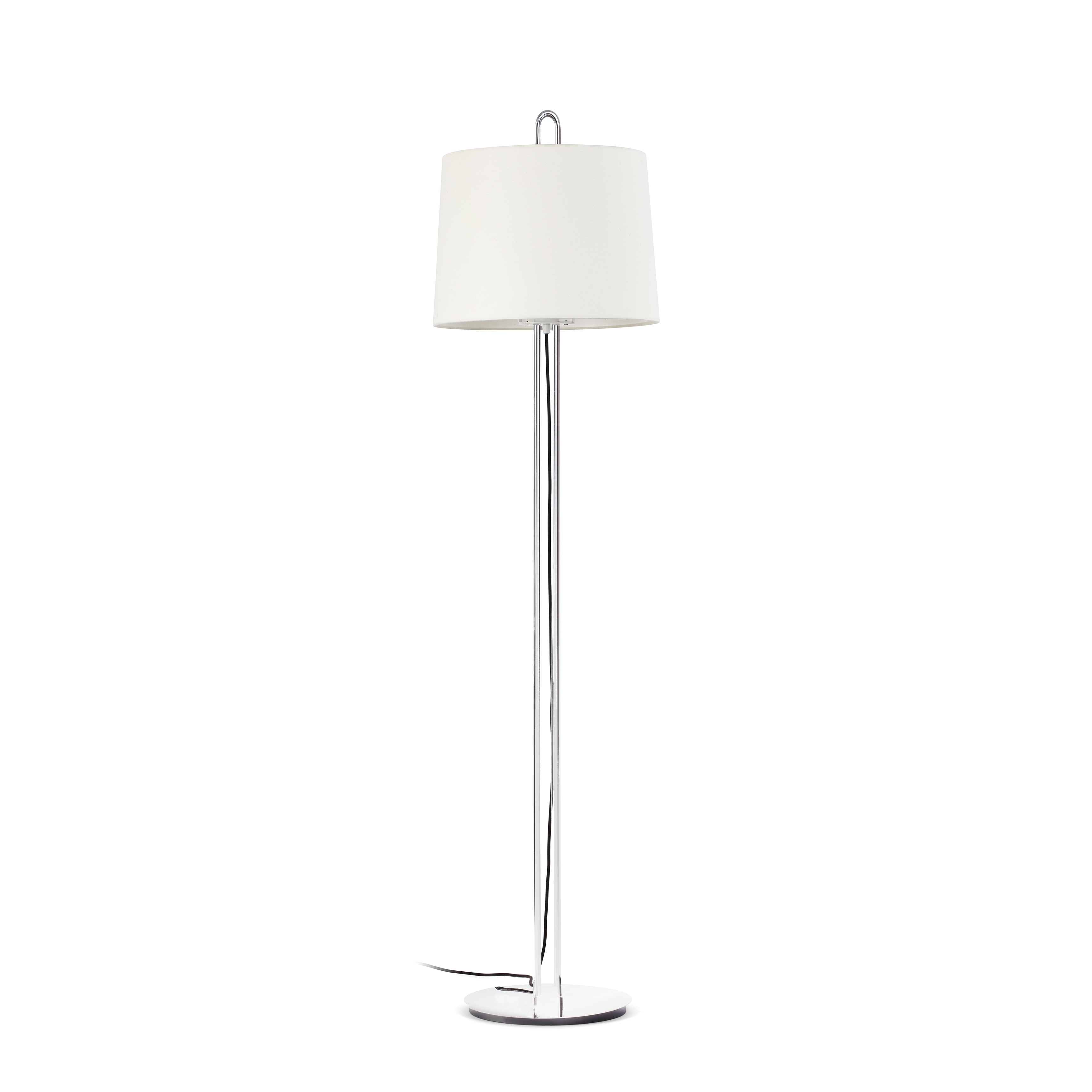 Lampadar / Lampa de podea moderna design elegant MONTREAL crom/alb 24037+2P0131  