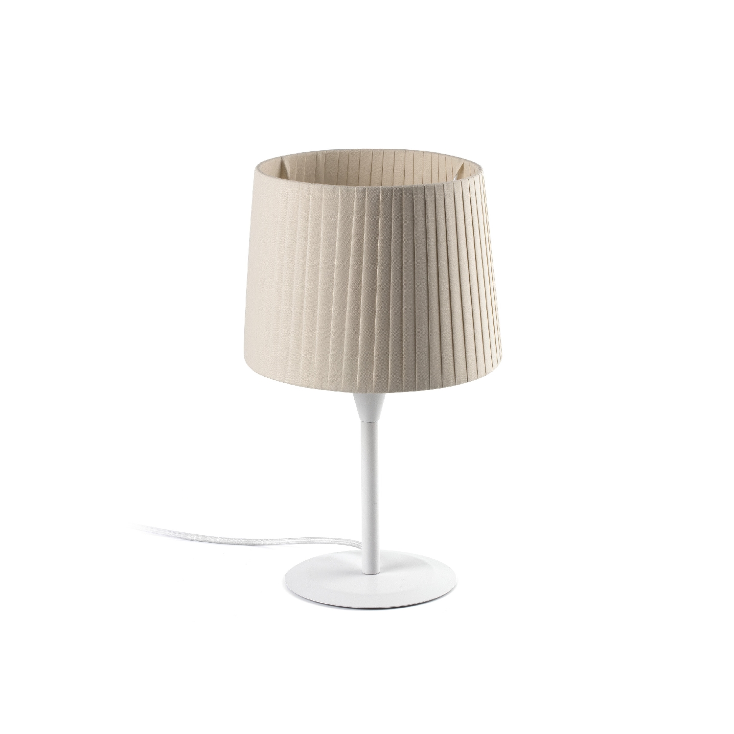 Veioza / Lampa de masa moderna design elegant SAMBA mini alb/bej 64316-35