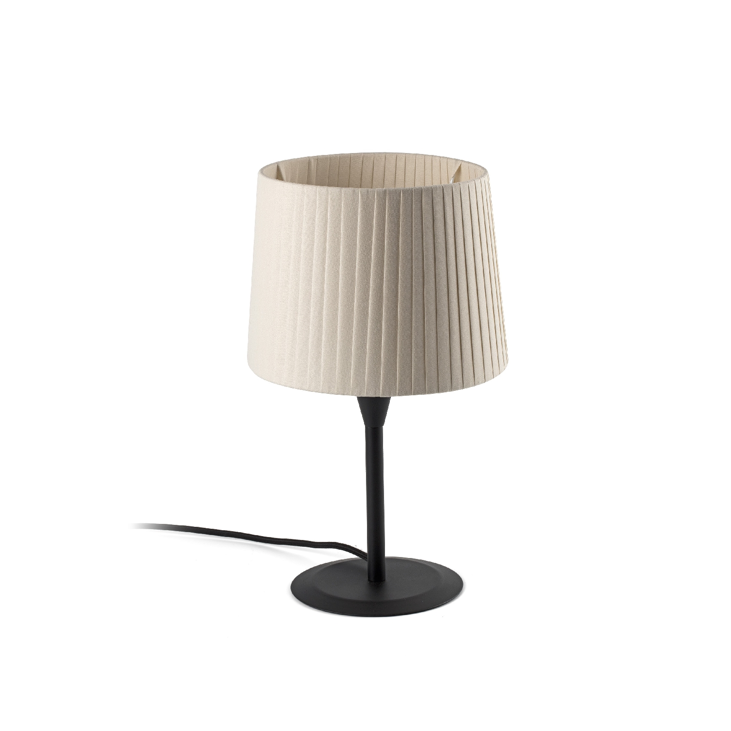 Veioza / Lampa de masa moderna design elegant SAMBA mini negru/bej 64317-35