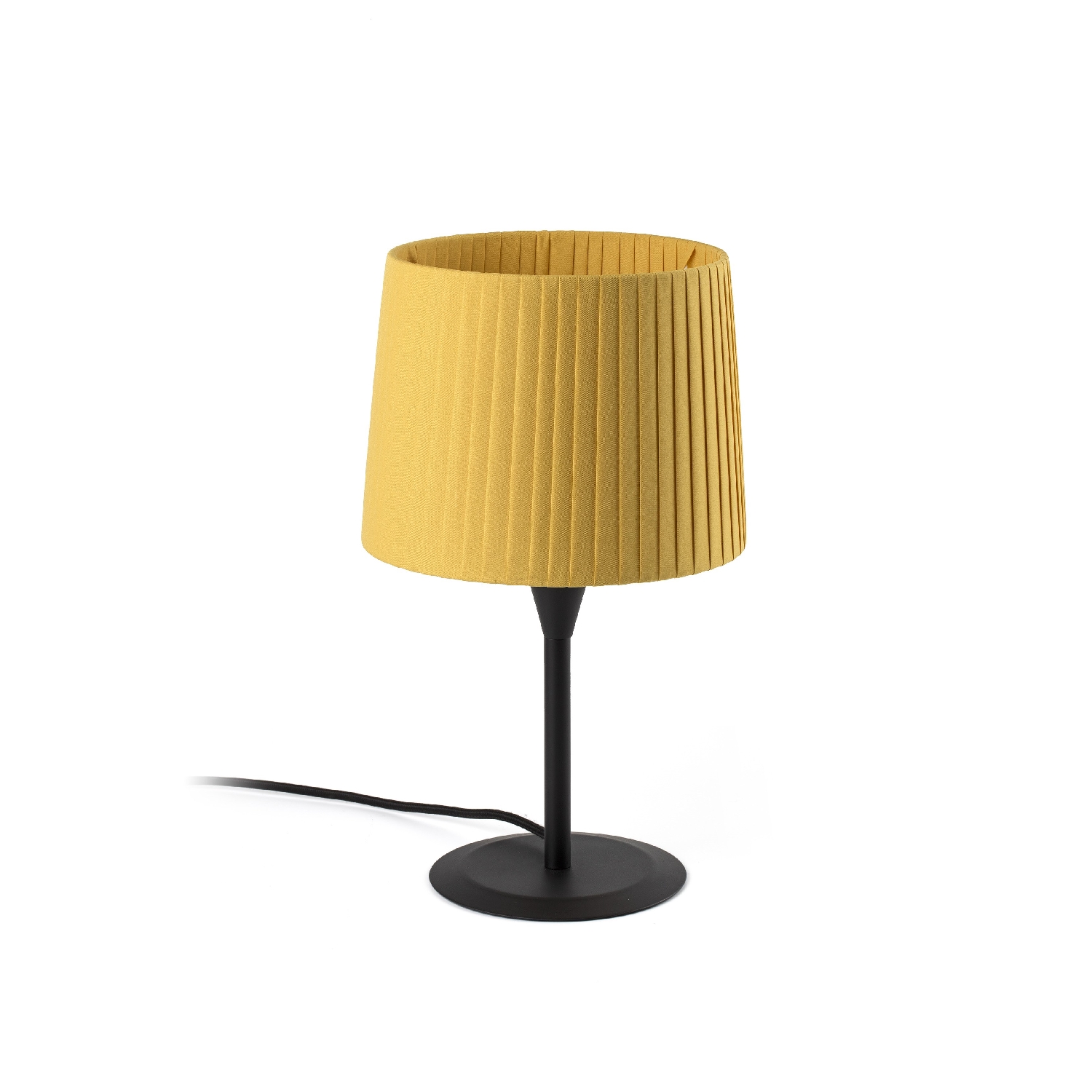Veioza / Lampa de masa moderna design elegant SAMBA mini negru/galben 64317-36