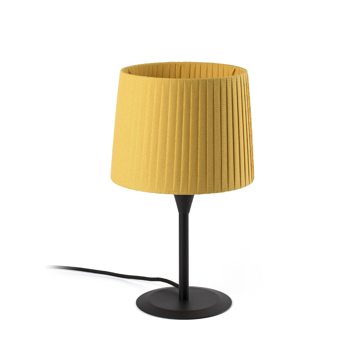 Lampa de masa moderna design elegant SAMBA negru/galben 64311-39