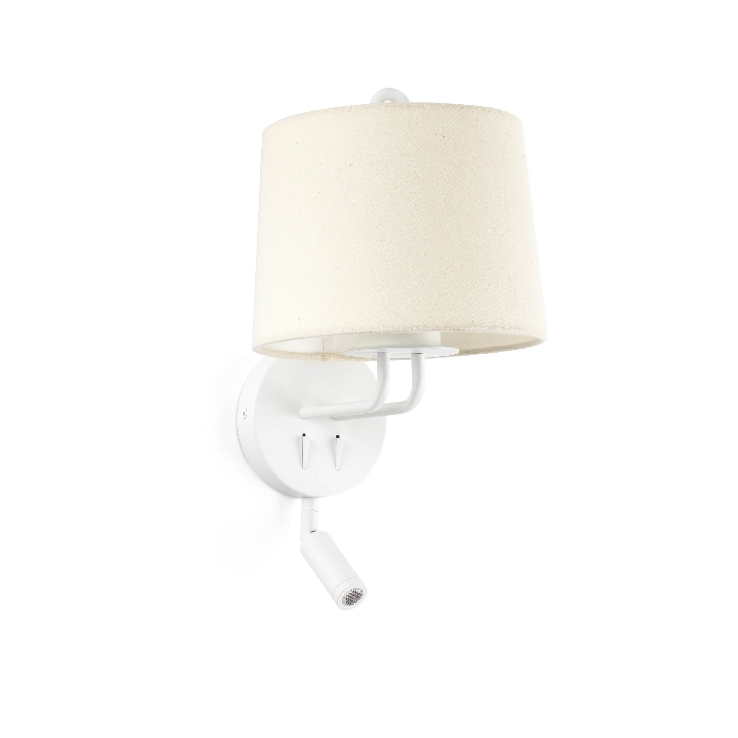 Aplica perete cu reader LED moderna design elegant MONTREAL alb/bej 24032-02