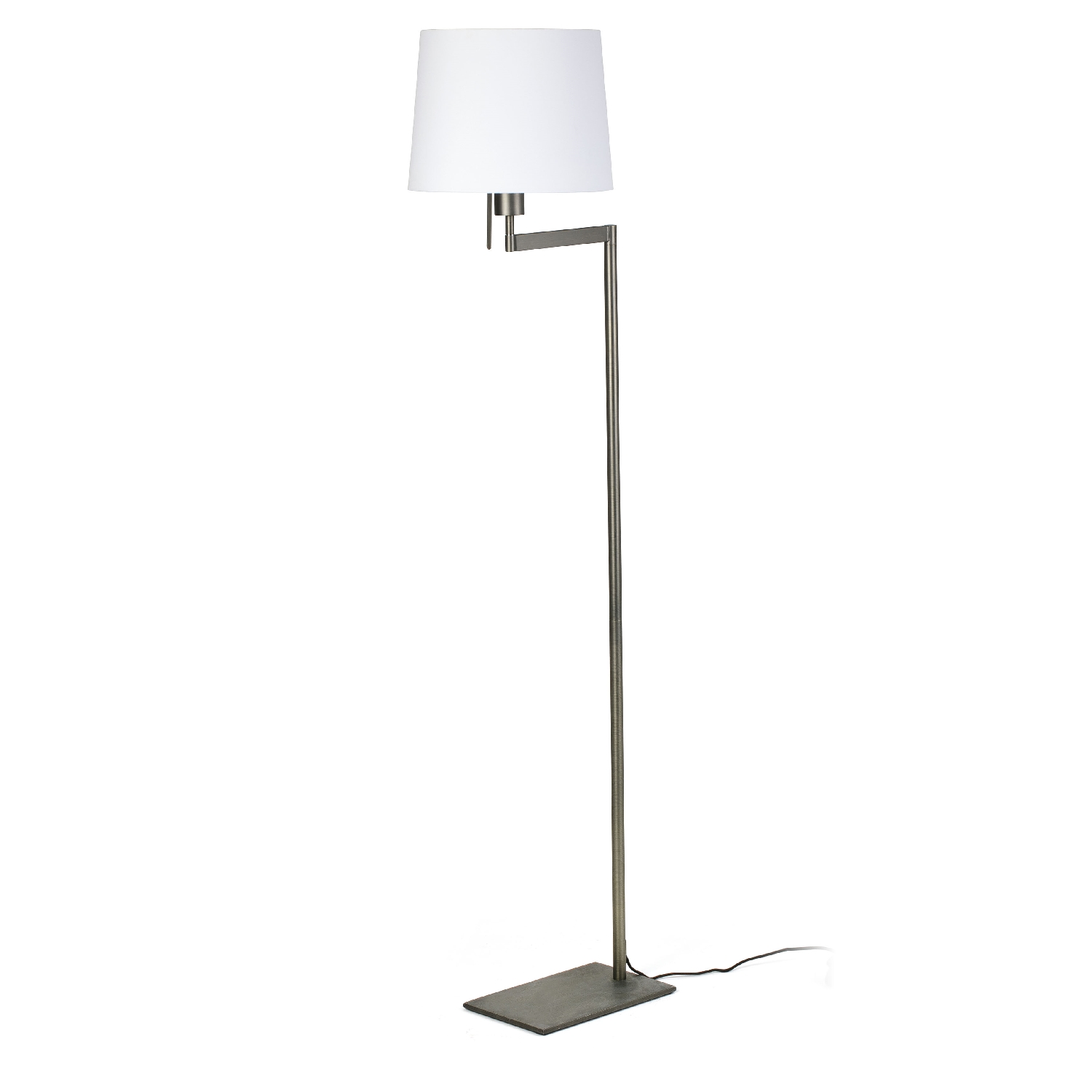 Lampadar / Lampa de podea design elegant ARTIS bronz/alb 68489
