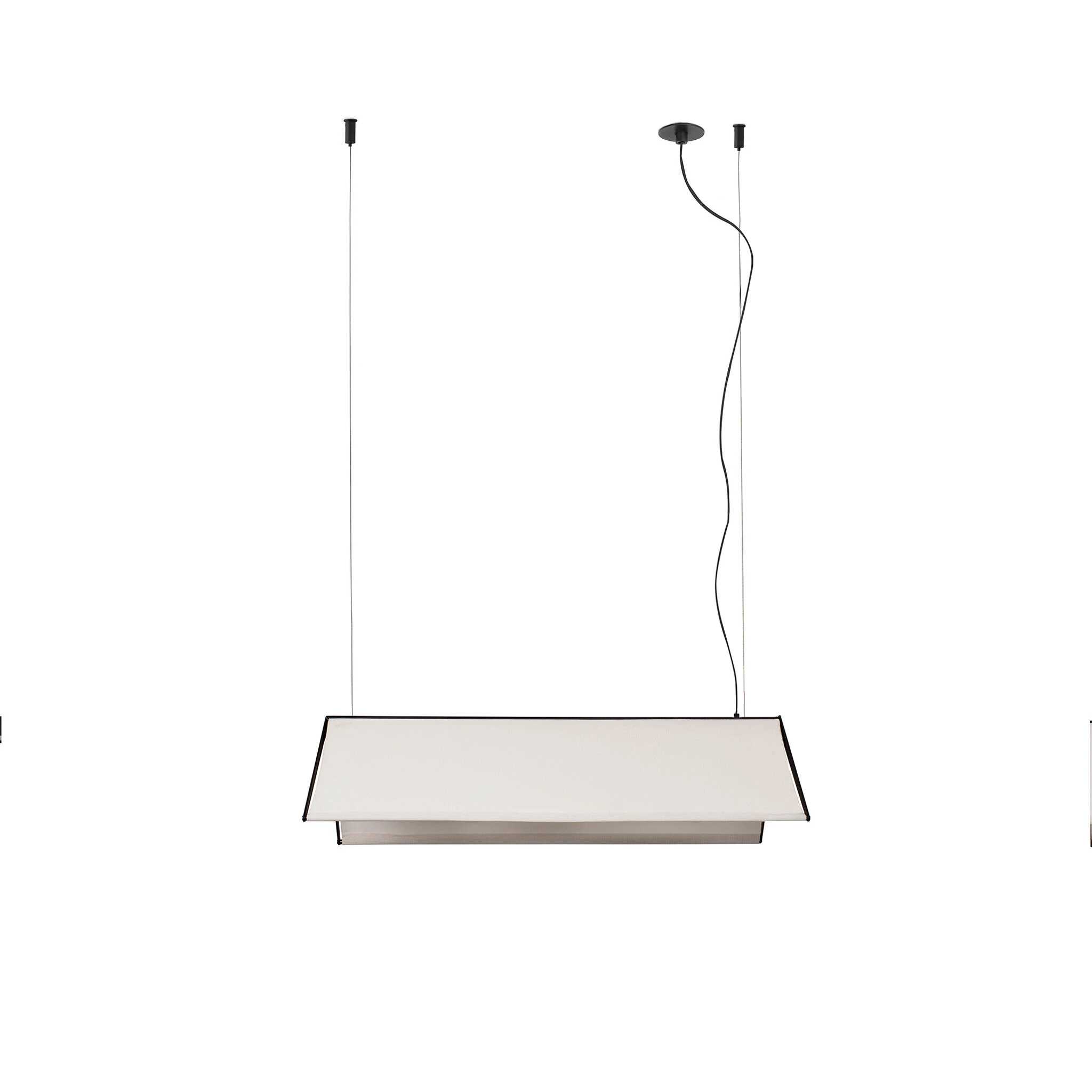 Lustra LED suspendata design modern minimaliat LUDOVICO II 60cm White