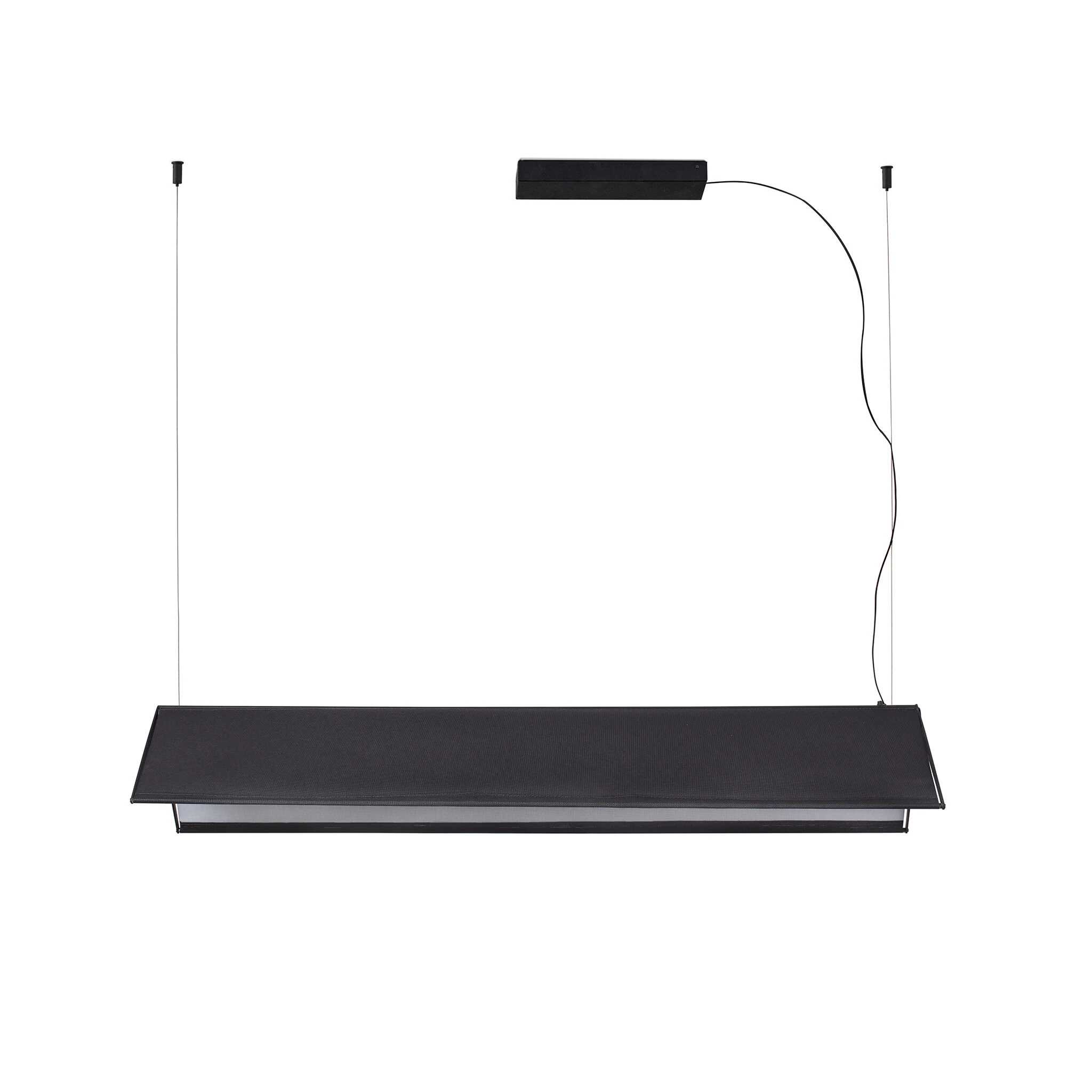 Lustra LED suspendata design modern minimaliat LUDOVICO I 115cm Black