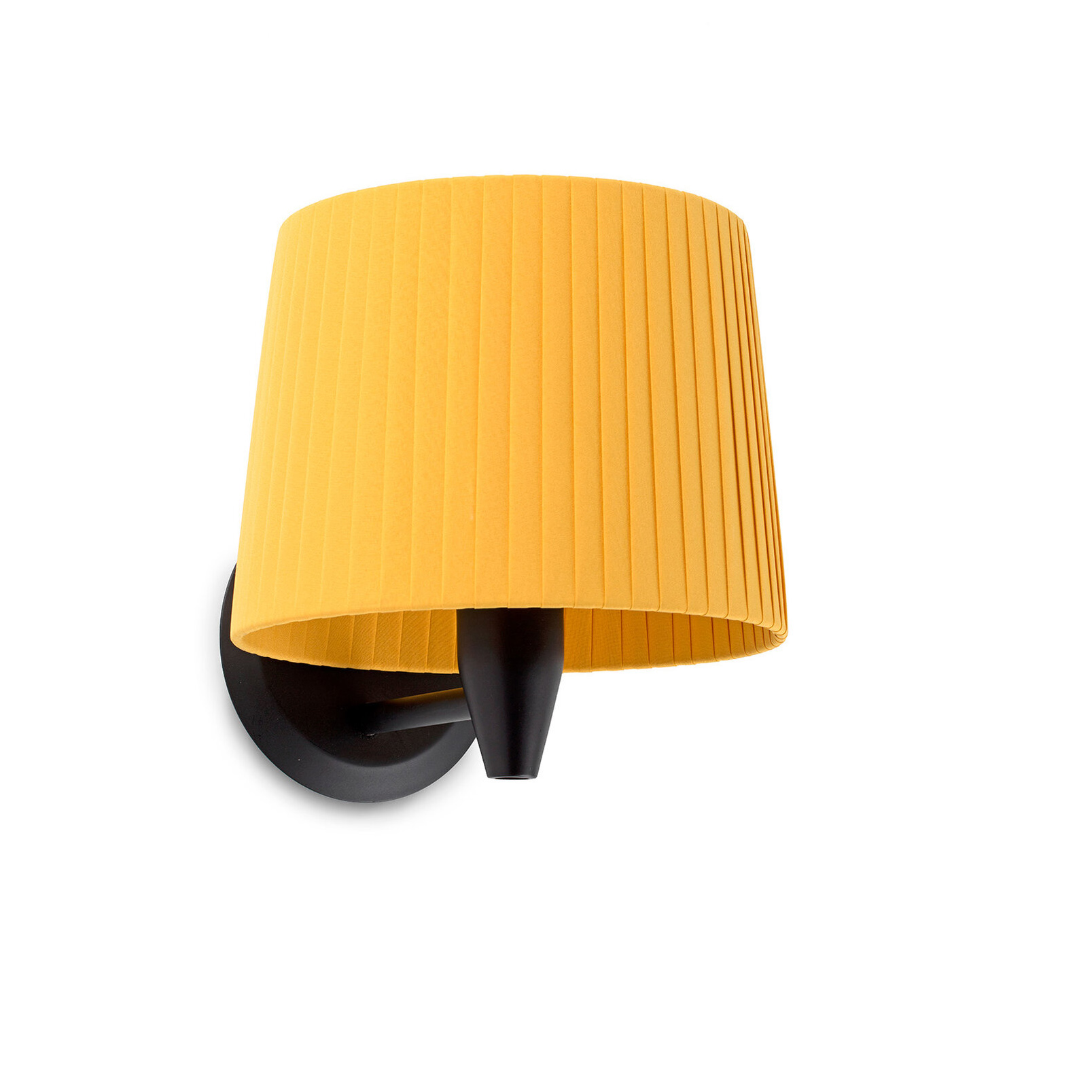 Aplica de perete moderna design elegant SAMBA mini negru/galben
