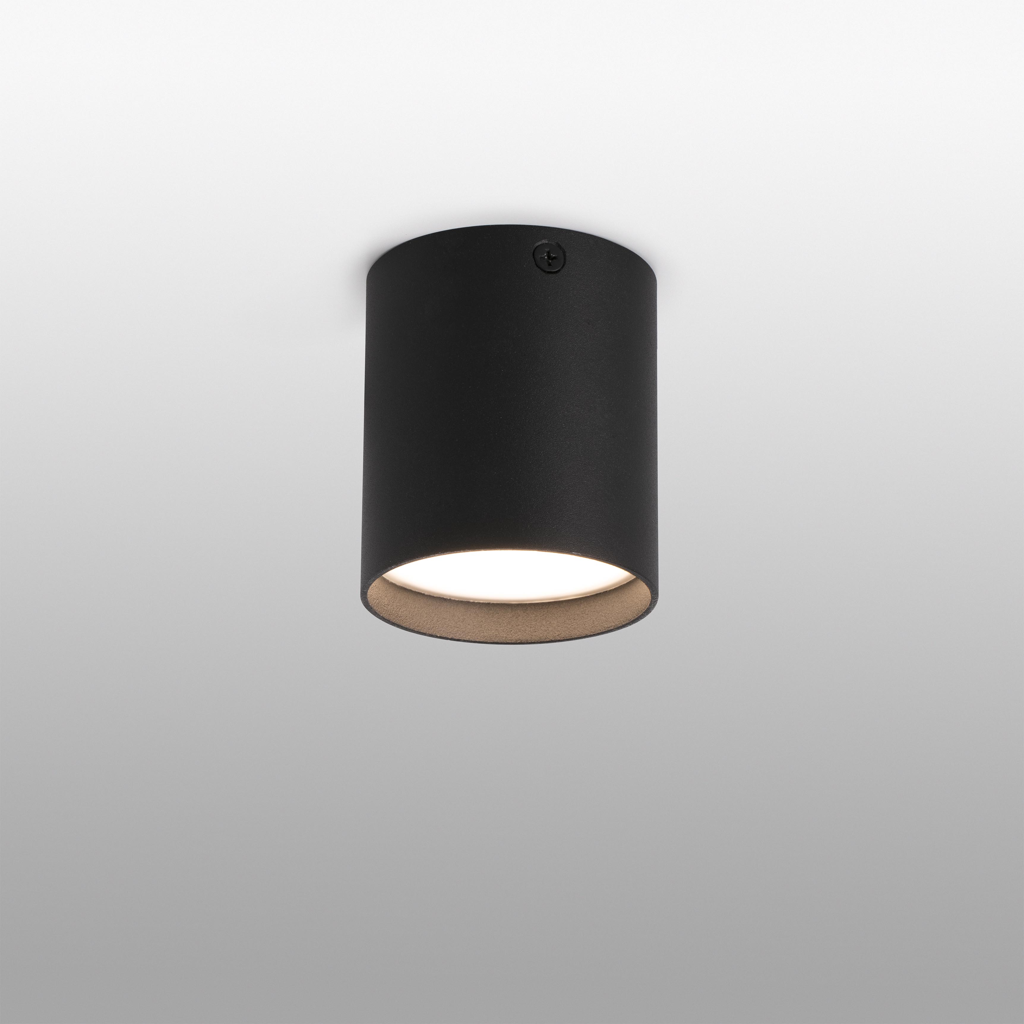 equilibrium Unrelenting tire Spot LED aplicat plafon design modern HARU negru | Corpuri de iluminat -  Faro Barcelona
