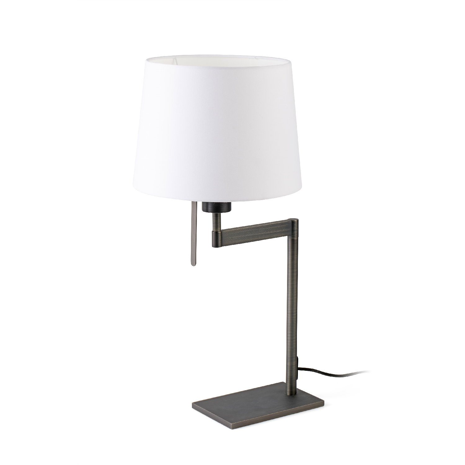 Veioza / Lampa de masa design elegant ARTIS bronz/alb 68488